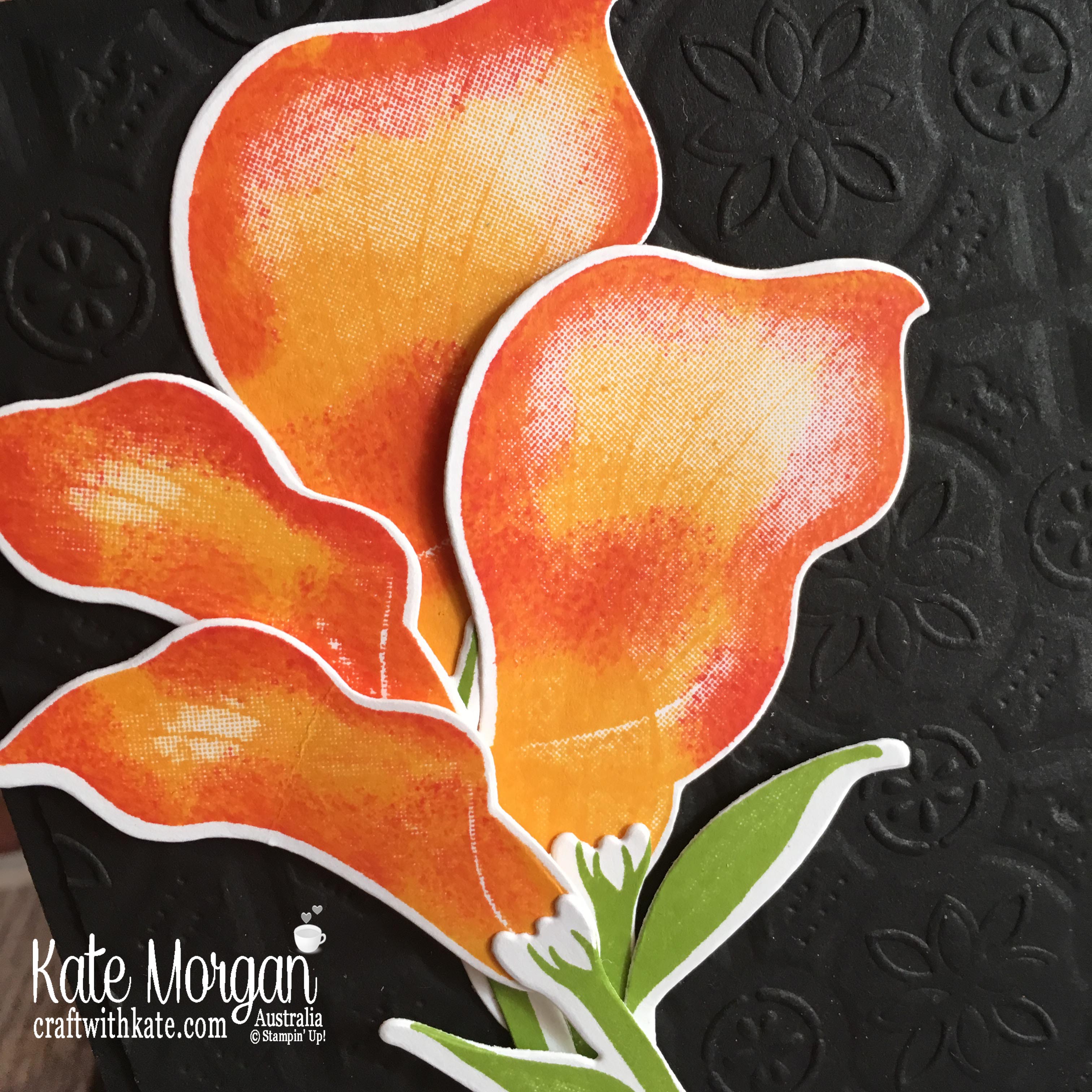 Lasting Lily Stampin Up Saleabration 2019 Colour Creations Blog Hop by Kate Morgan, Australia.