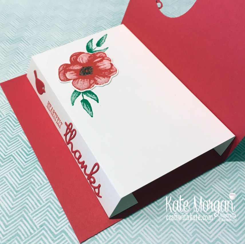 Heartfelt Thanks with Stampin Up Painted Seasons Bundle, Well Said & Well Written by Kate Morgan, Australia, Occasions 2019.jpg