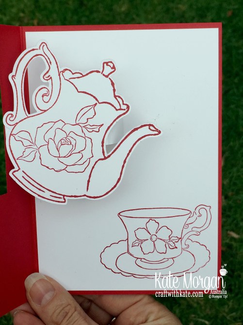 Tea Together Fancy Fold Mother's Day card for Colour Creations Blog Hop Stampin Up Occasions 2019 by Kate Morgan Australia