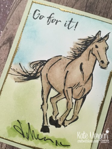 Let it Ride for Colour Creations Soft Sea Foam Blog Hop by Kate Morgan Stampin Up Australia 2019