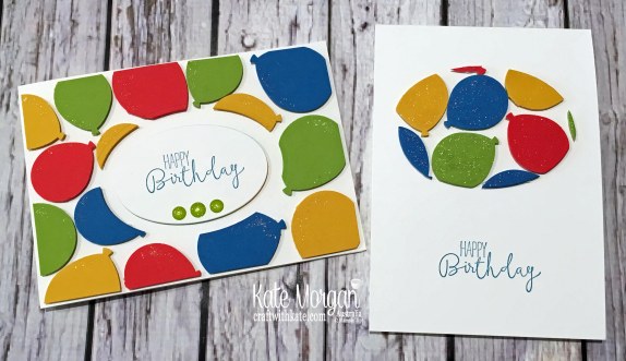 Floating Frame technique using Balloons, Stampin Up by Kate Morgan Australia 2019