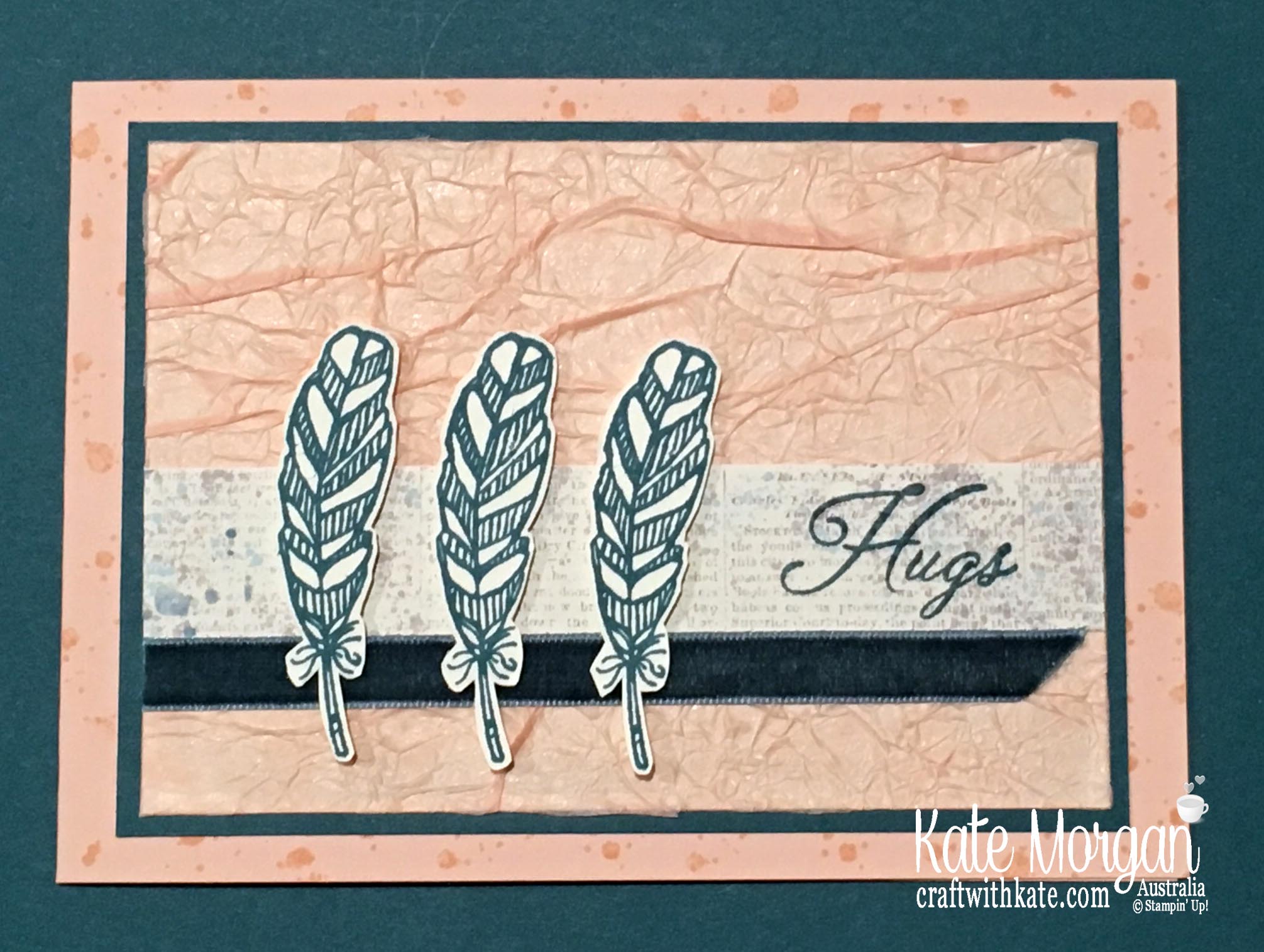 Hugs from Shelli Paper Pumpkin Kit alternate by Kate Morgan Stampin Up Australia 2019