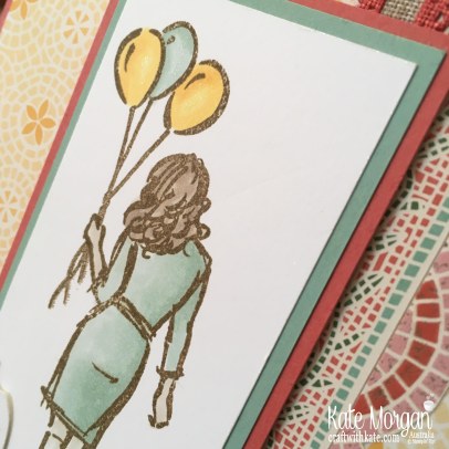 Mosaic Mood & Wonderful Moments for 60th Birthday by Kate Morgan Stampin Up Australia 2019.