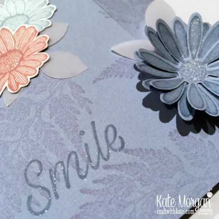 Easy Slider Card using Stampin Up Daisy Lane by Kate Morgan Australia 2019