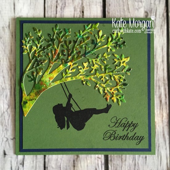 Silhouette Scenes Bundle using Stampin Up Pigment Sprinkles by Kate Morgan, Australia, 2019 Handmade Birthday Card.JPG