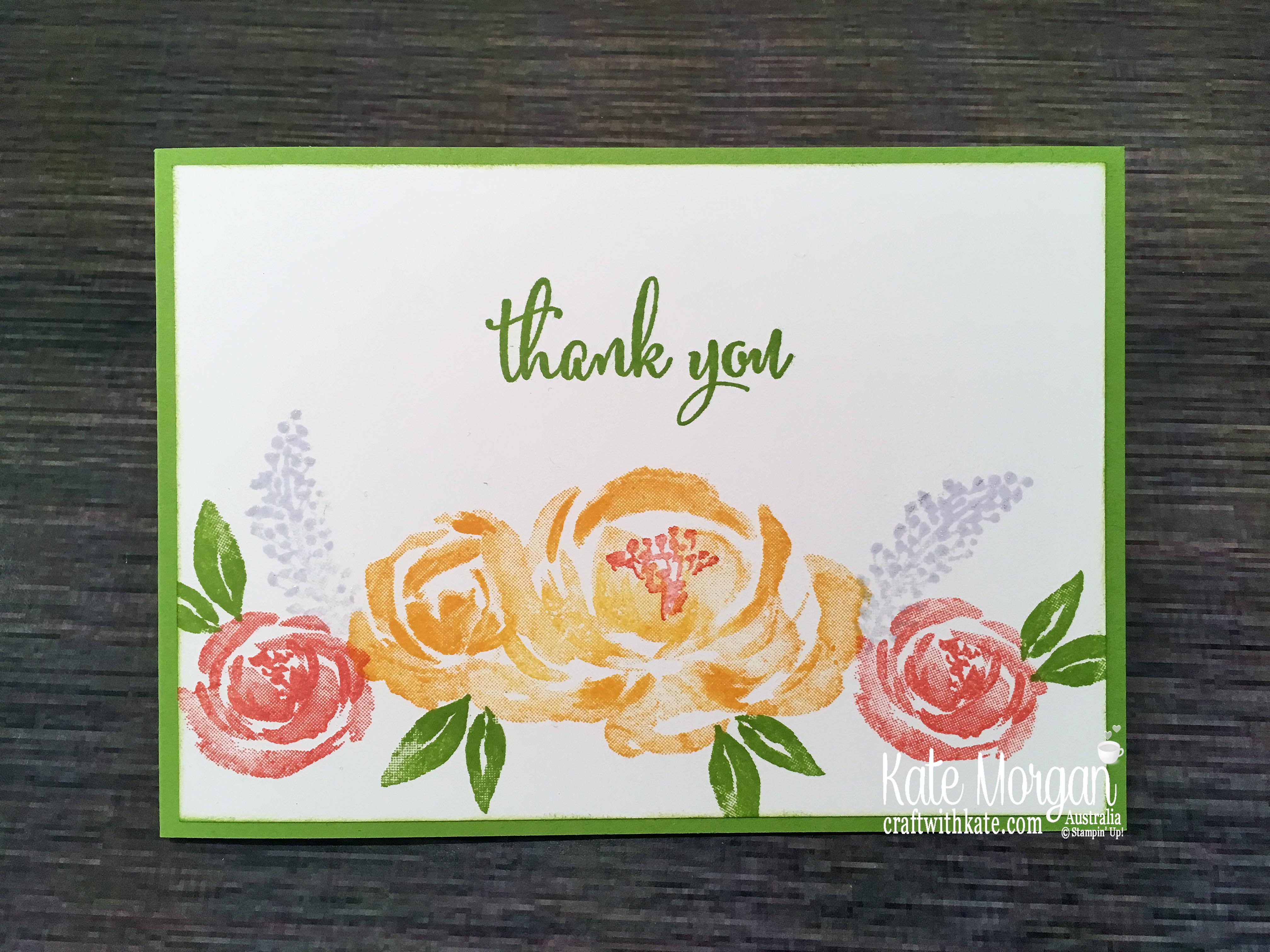 Simple Stamping using Stampin Up Beautiful Friendship & Love What You Do by Kate Morgan, Australia 2019..JPG