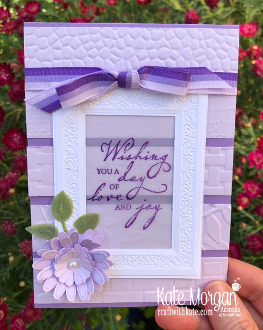 Blog Hop featuring Embossing folders using Stampin Up  2019 catalogue products by Kate Morgan Australia..jpg