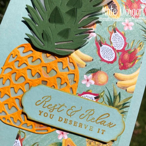 Tropical Oasis Suite by Kate Morgan, Stampin Up Australia, Mini catalogue 2020.