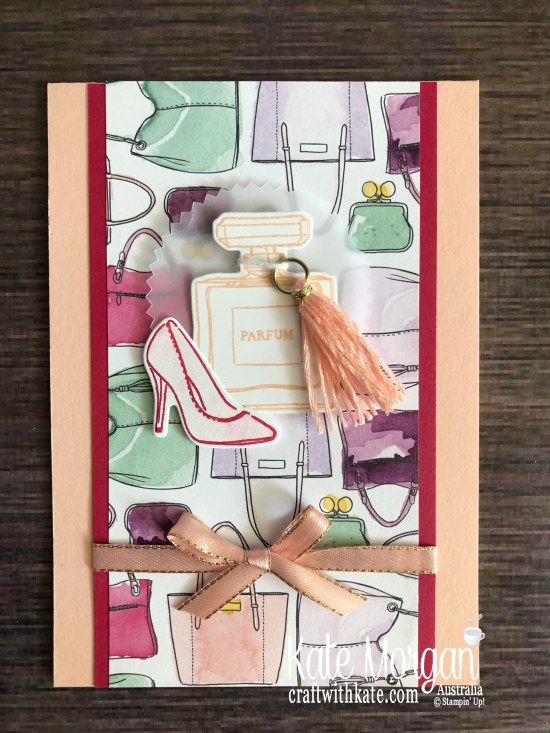 Feminine Best Dressed Stampin Up Mini 2020 by Kate Morgan, Australia
