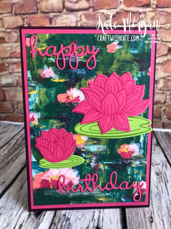 Lovely Lily Pad Stampin Up 2020 Saleabration by Kate Morgan, Australia 3