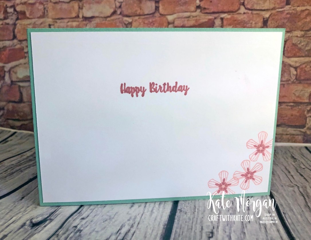 Thoughtful Blooms Stampin Up Saleabration 2020 by Kate Morgan Australia.