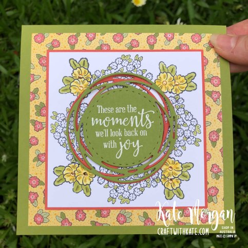 Ornate Style Stamp In the Round design by Kate Morgan Stampin Up Australia 2020