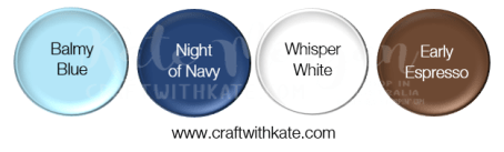 Balmy Blue Night of Navy Whisper White Early Epresso