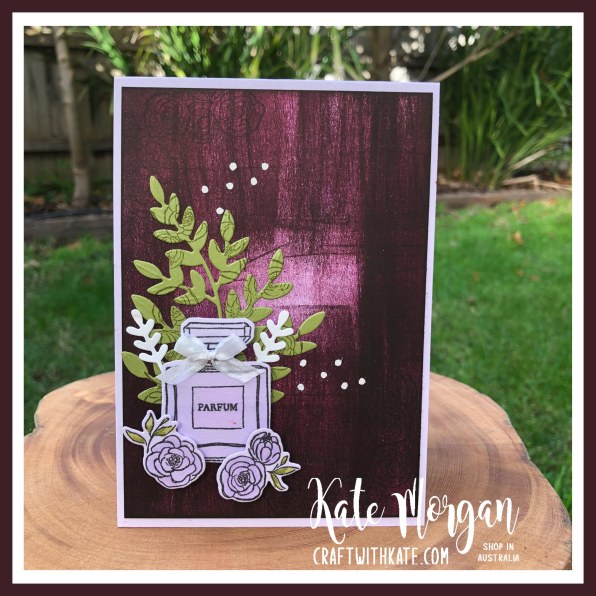 Colour Creations Showcase - Blackberry Bliss - Dressed to Impress by Kate Morgan Stampin Up Australia 2020
