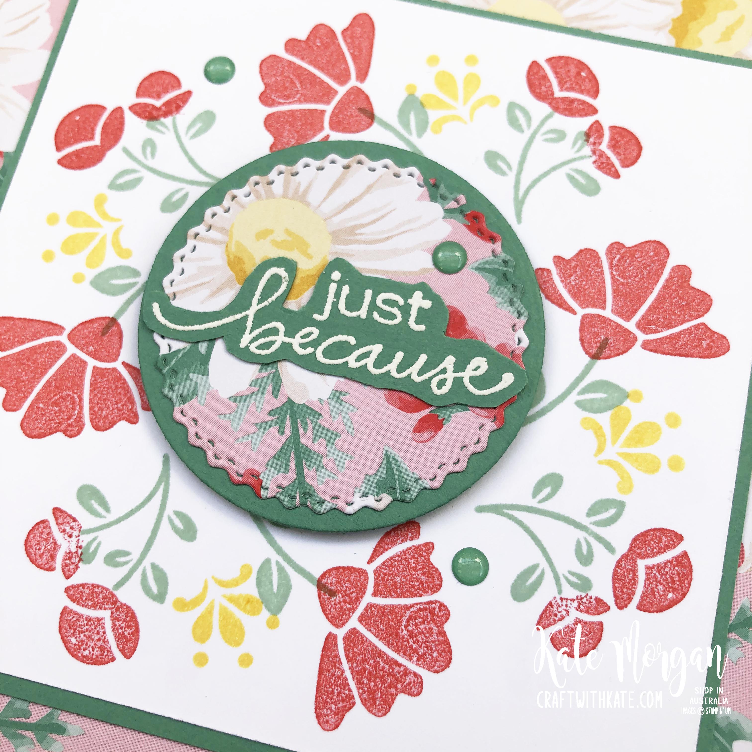 Lovely You Bundle SITR card by Kate Morgan Stampin Up Australia 2020 s