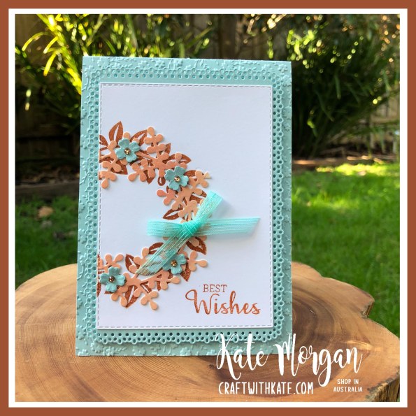 Arrange a Wreath Bundle for Crajun Craze Colour Creations Showcase by Kate Morgan, Stampin Up Australia 2020