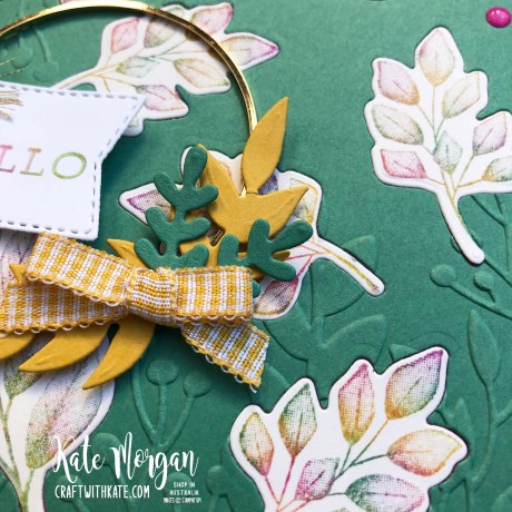 Baby wipe technique with Forever Fern bundle by Kate Morgan, Stampin Up Australia 2020 3.