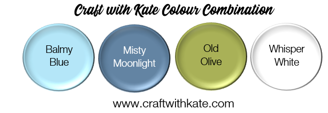 Balmy Blue Misty Moonlight Old Olive White