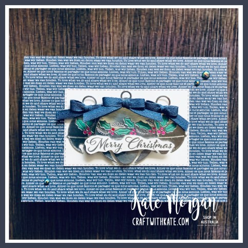 Cherish the Season Christmas Bells Stampin Up by Kate Morgan Australia 2020.