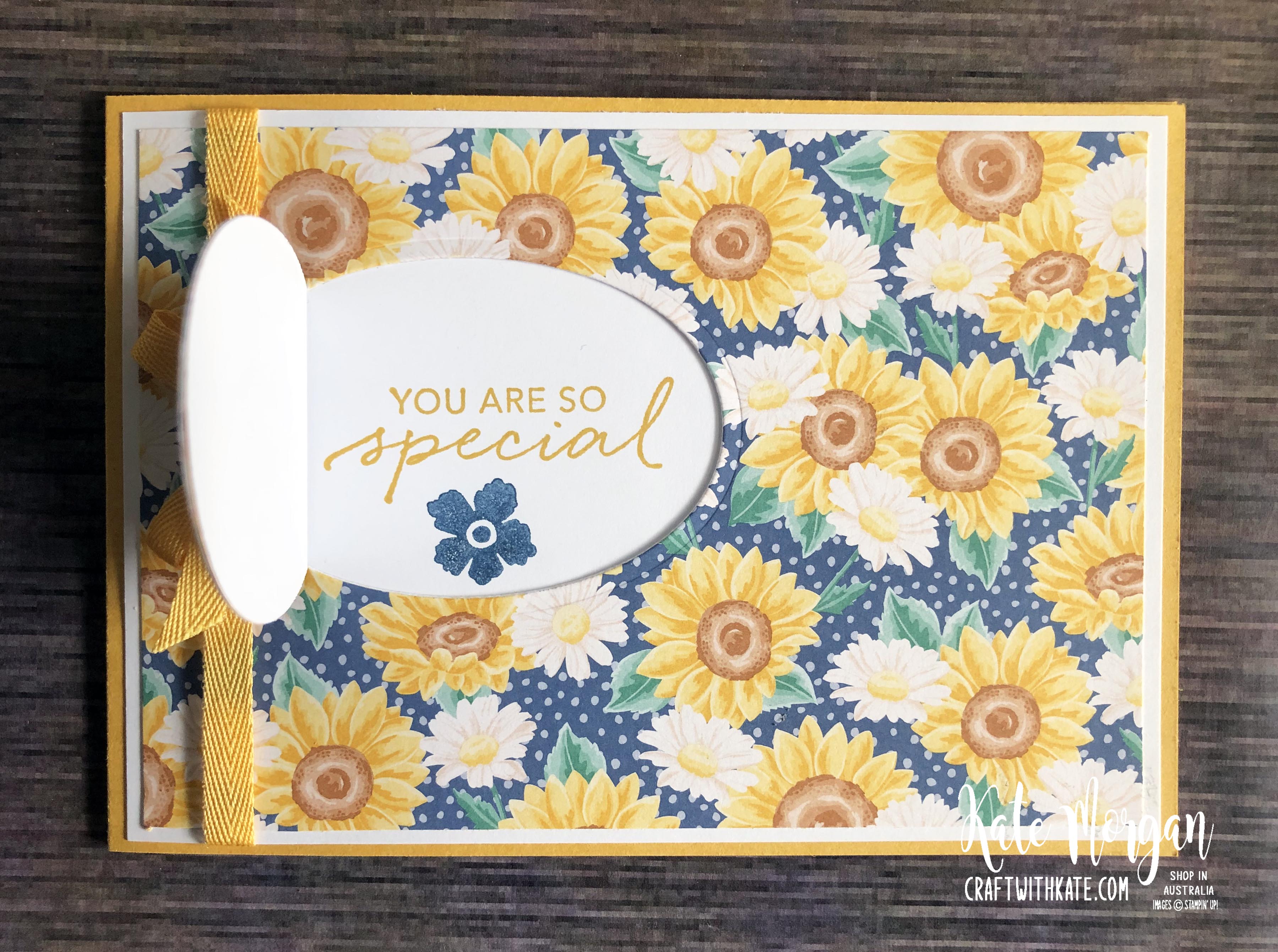 Peek a Boo Window 14th birthday card using Stampin Up Prized Peony by Kate Morgan, Australia 2020.