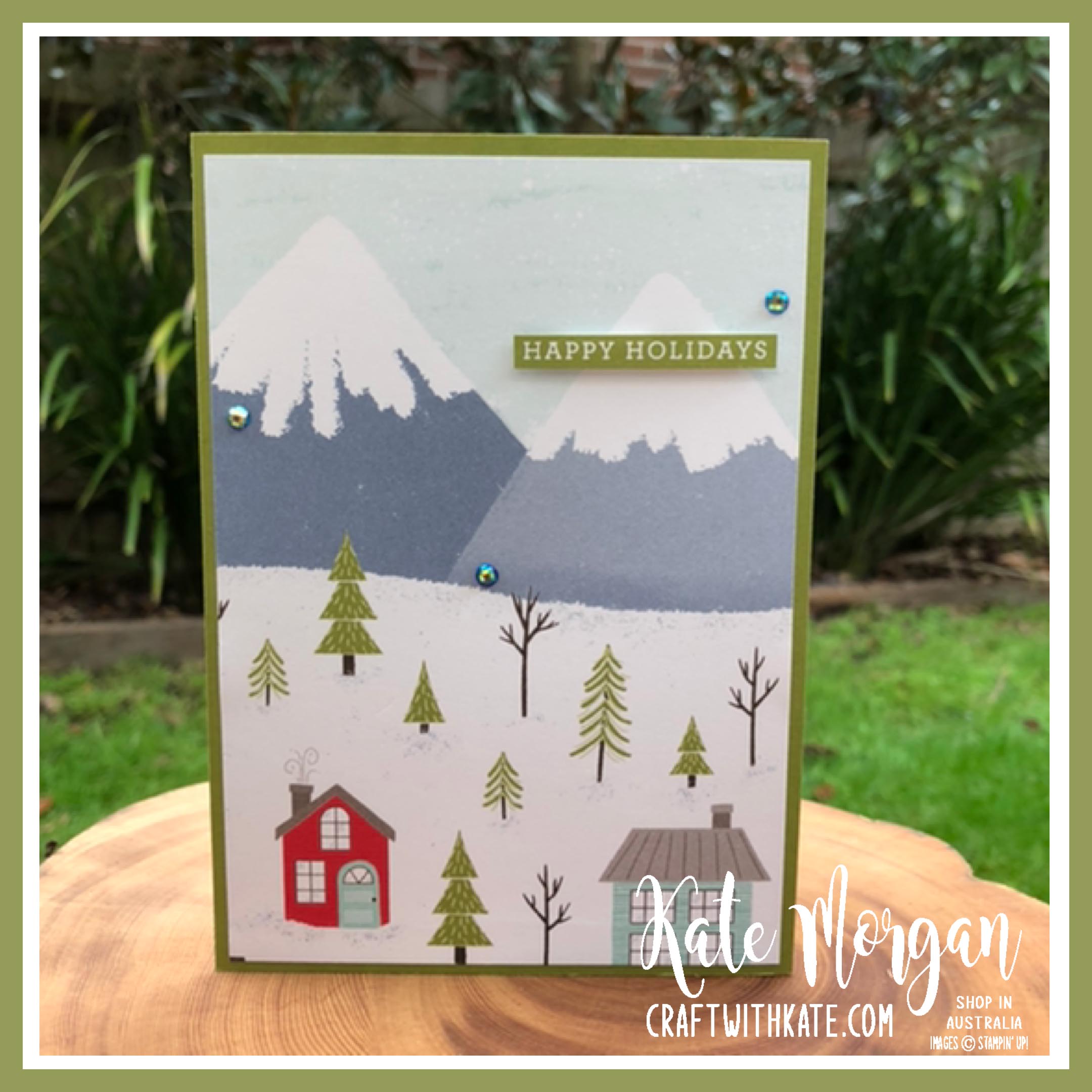 Trimming the Town DSP Stampin Up by Kate Morgan Australia 2020