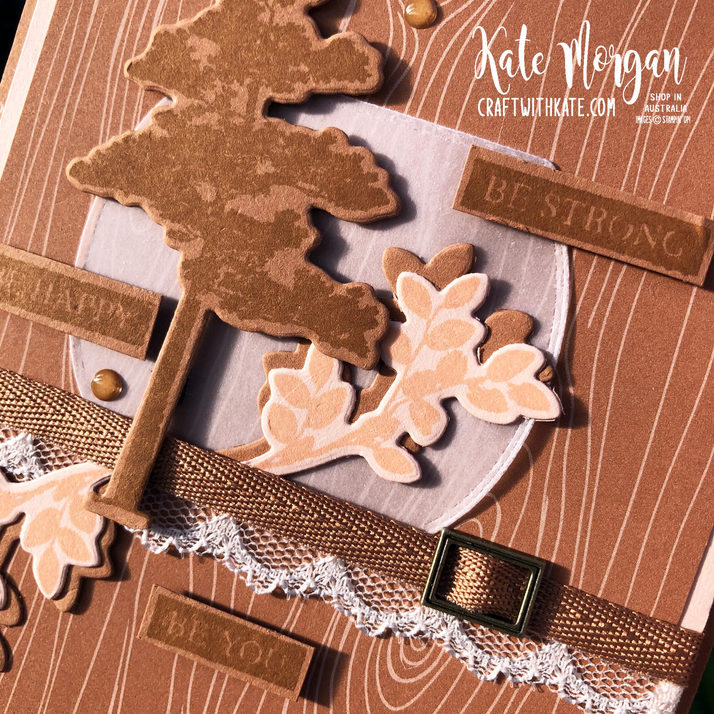 Nature's Roots by Stampin Up with Cinnamon Cider by Kate Morgan Australia 2020 s