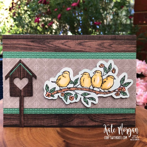 Colour Creations Showcase Just Jade using Stampin Up Free as a Bird by Kate Morgan, Australia 2020