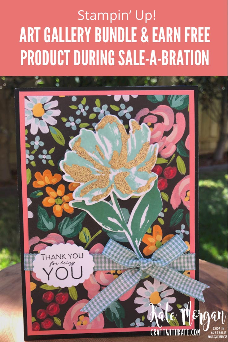 Art Gallery Bundle and Flower &amp; Field DSP by Kate Morgan Stampin Up Australia 2021