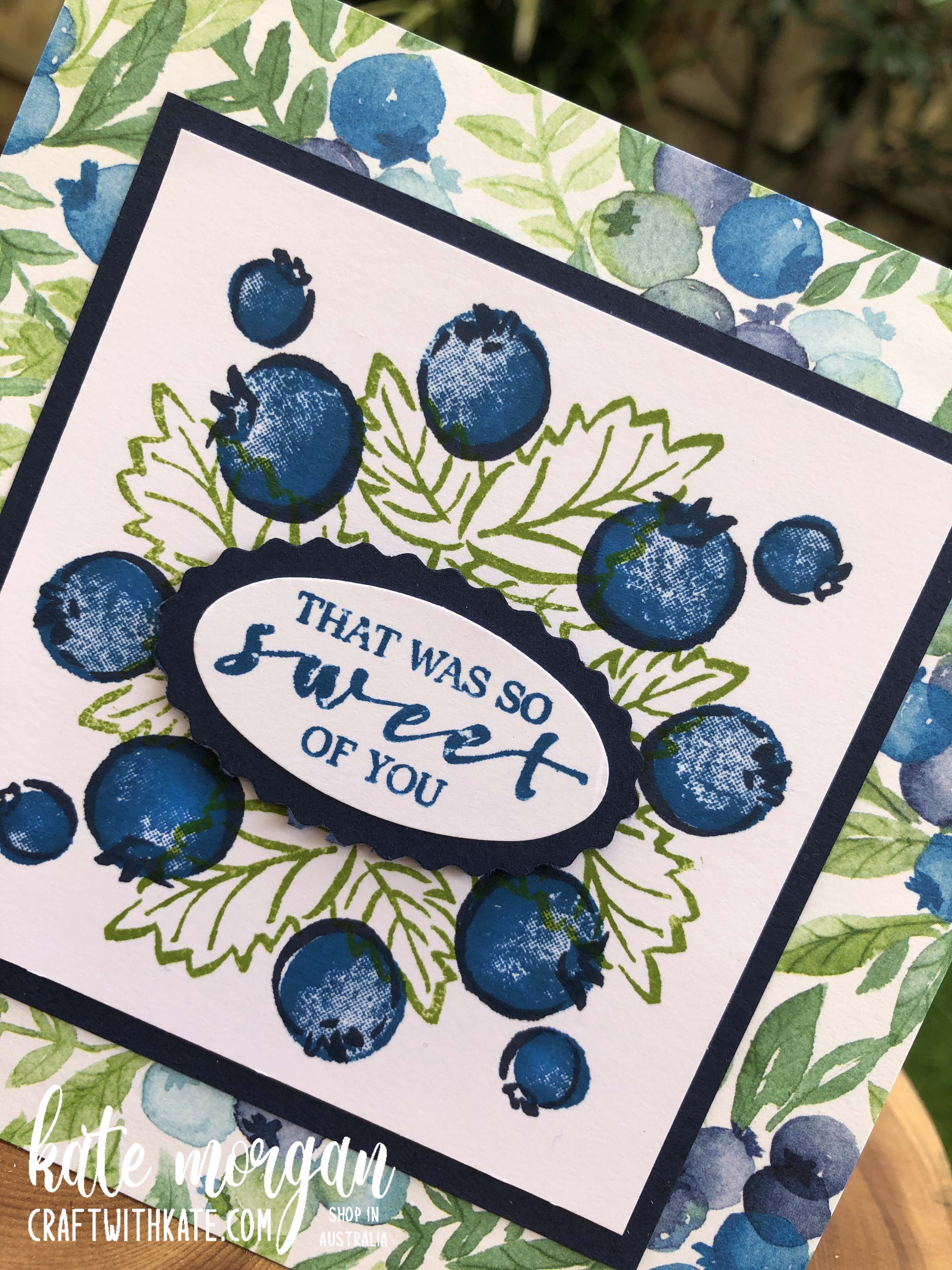 Berry Blessings Saleabration 2021 by Kate Morgan, Stampin Up Australia angle
