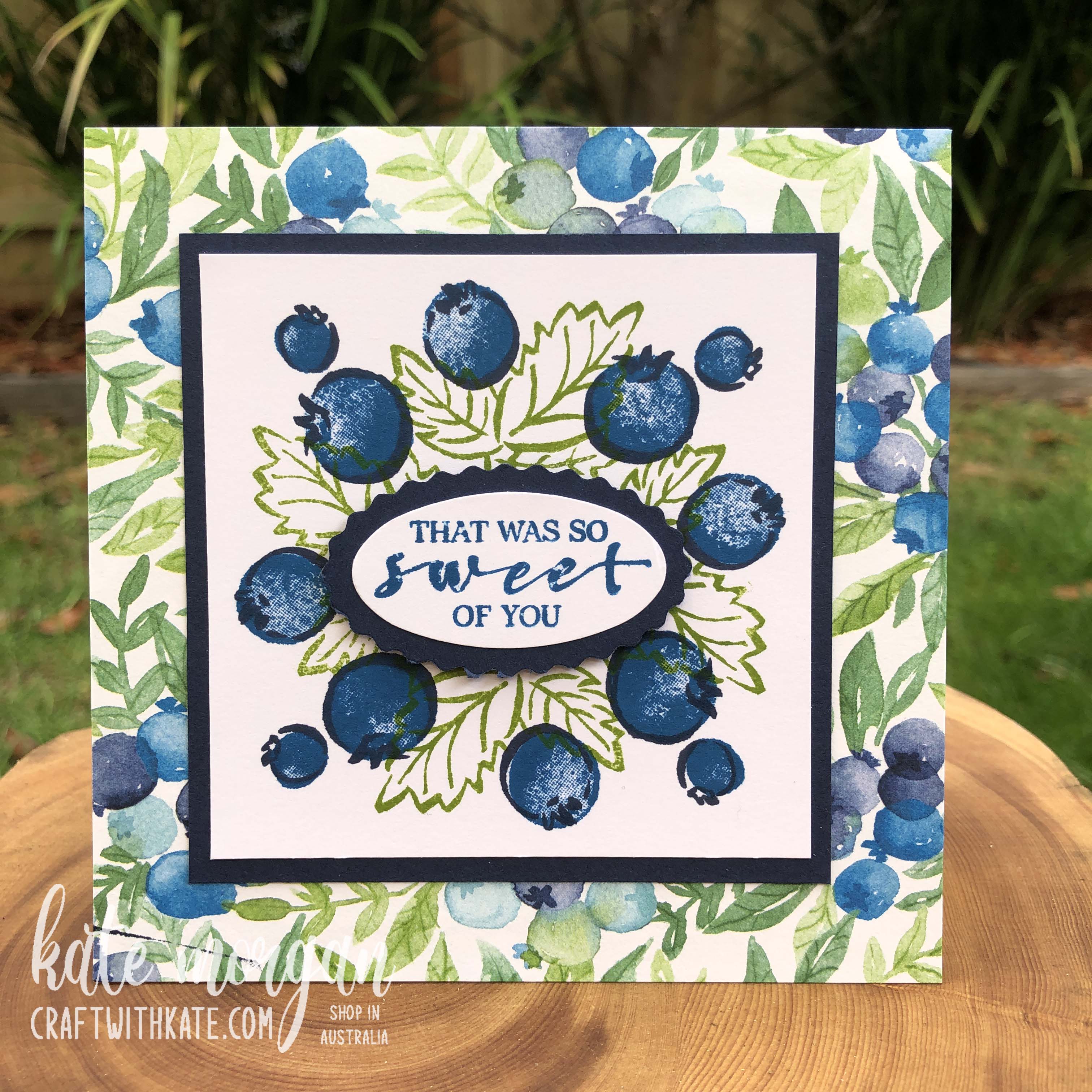 Berry Blessings Saleabration 2021 by Kate Morgan, Stampin Up! Australia
