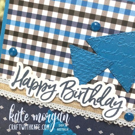 Well Suited Triangles for Monthly Showcase Sketch Challenge by Kate Morgan, Stampin Up Australia 2021
