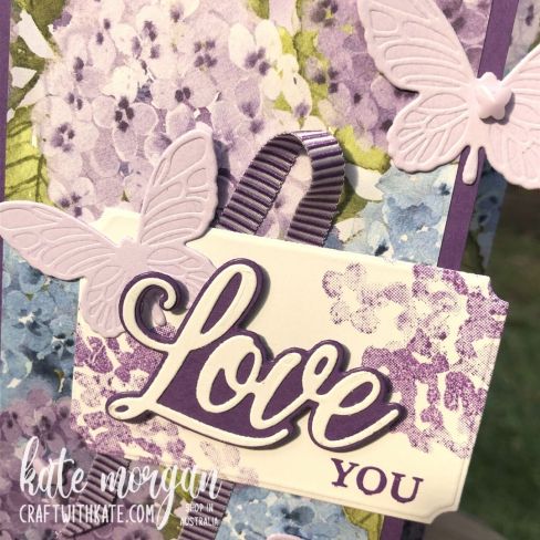 Mother's Day card using Stampin Up by Kate Morgan, Australia 2021 sq