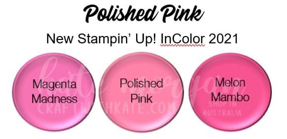 Polished Pink 2021-2023 InColor Stampin Up