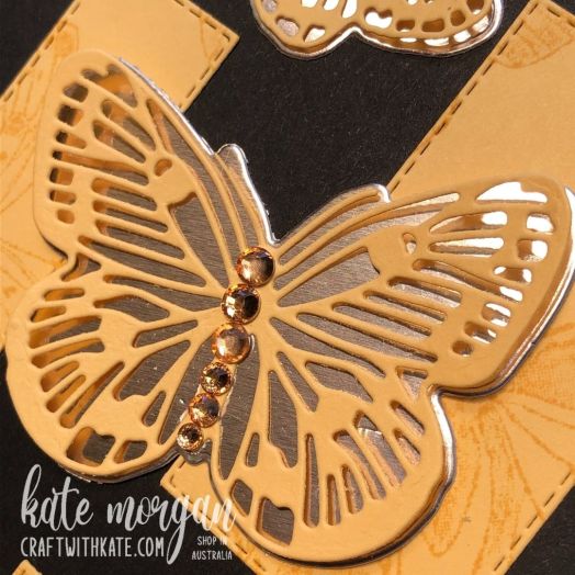 Butterfly Brilliance in So Saffron, Stampin Up by Kate Morgan, Australia 2021.