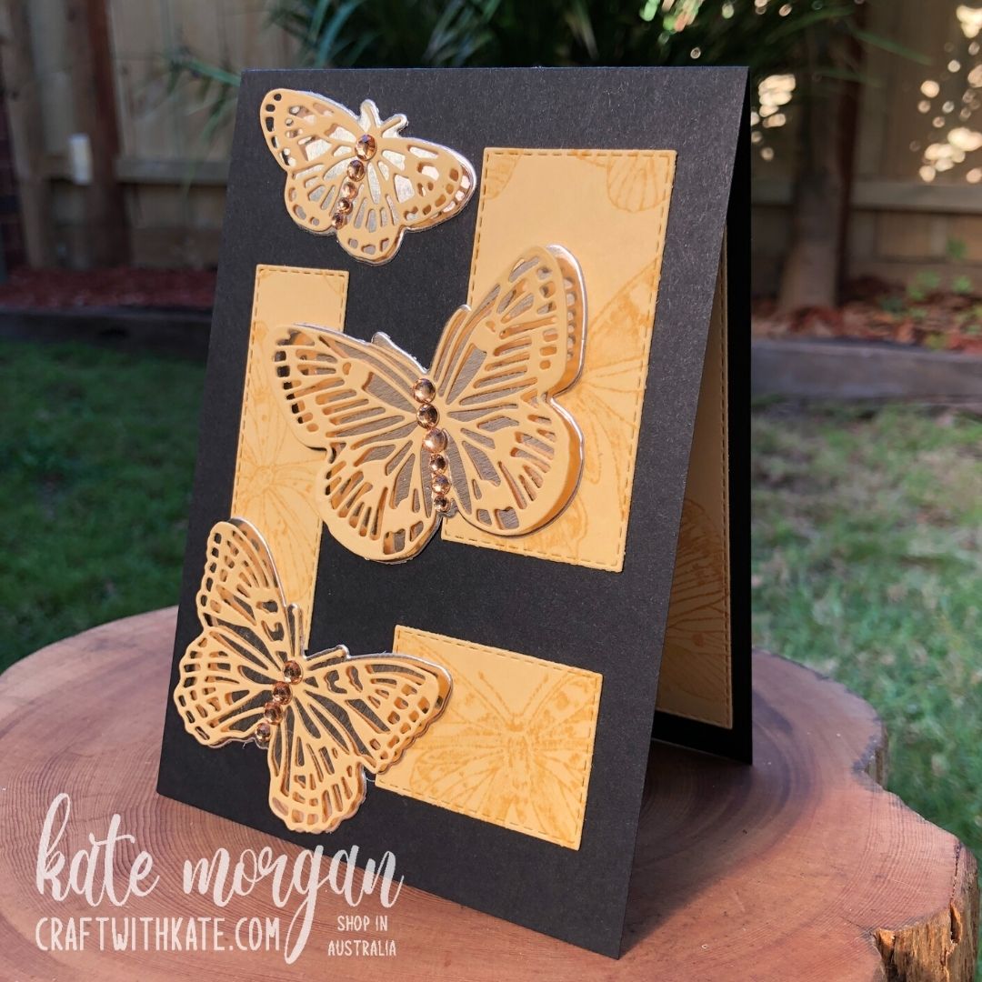 Butterfly Brilliance in So Saffron, Stampin Up by Kate Morgan, Australia 2021
