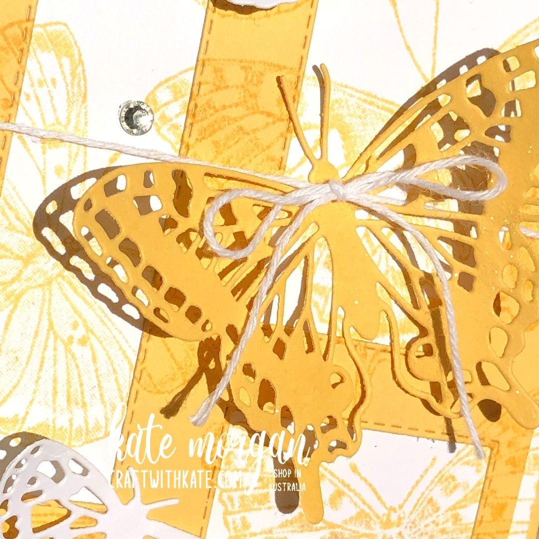 So Saffron for CCS Butterfly Brilliance Stampin Up by Kate Morgan, Australia 2021.