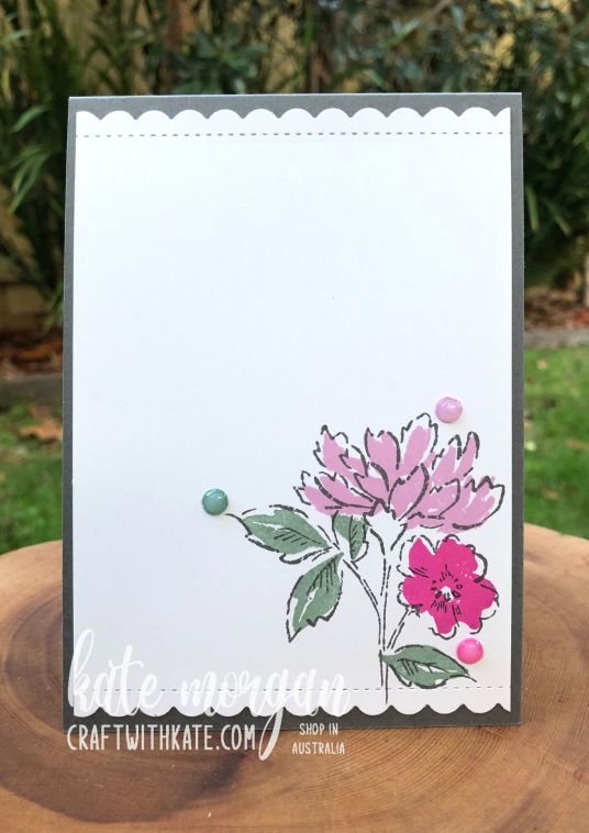 Hand-Penned Bundle for Basic Gray CCS by Kate Morgan, Stampin Up Australia 2021 inside