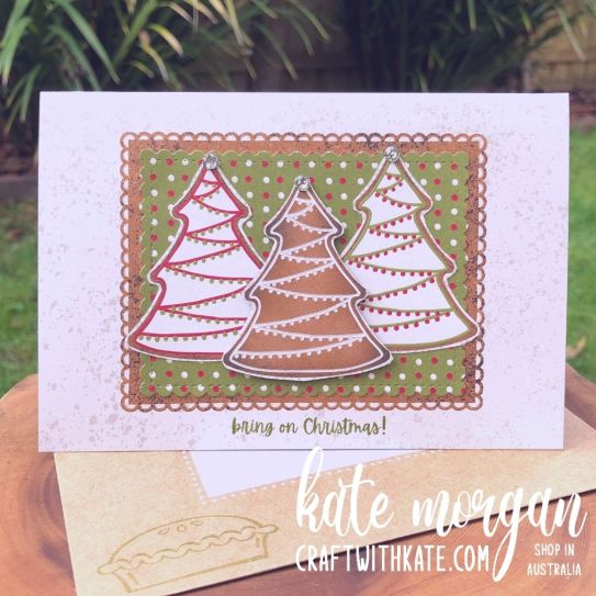 Gingerbread &amp; Peppermint Suite, Stampin Up 2021 by Kate Morgan, Australia