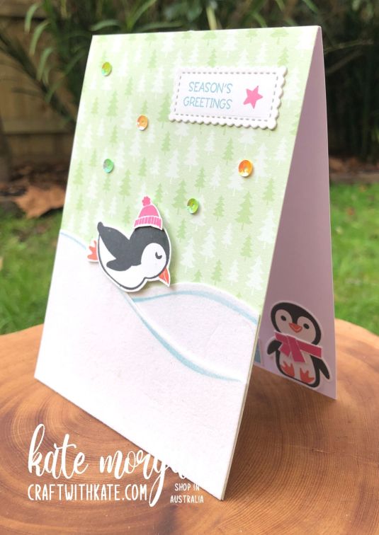 Penguin Place, SAB Stampin Up 2021 by Kate Morgan Australia