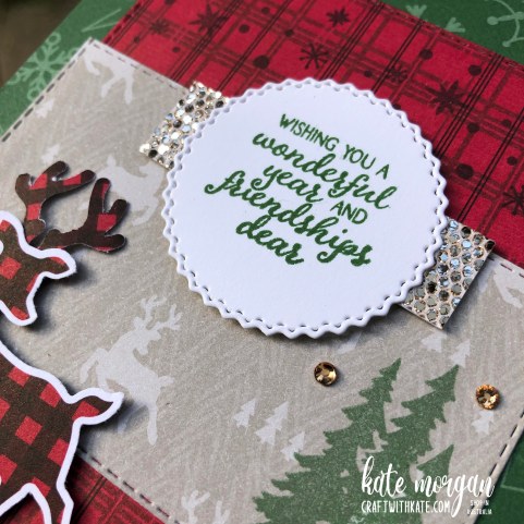 Peaceful Deer Quick Card 2 HOC by Kate Morgan, Stampin Up Australia Christmas 2021