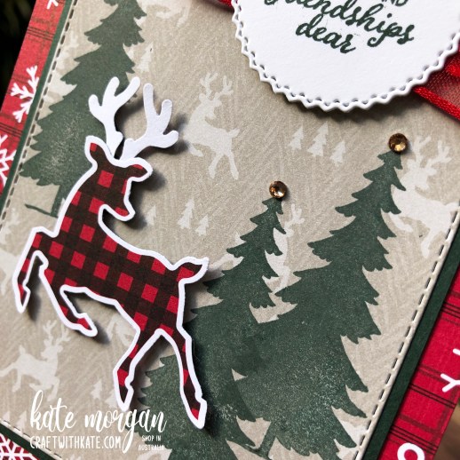 Peaceful Deer Quick Card 3 HOC by Kate Morgan, Stampin Up Australia Christmas 2021.