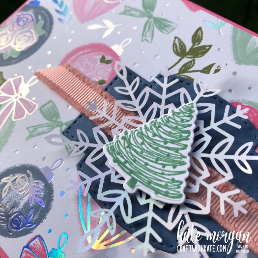 Whimsy and Wonder Christmas Card 2 HOC by Kate Morgan, Stampin Up Australia Christmas 2021.