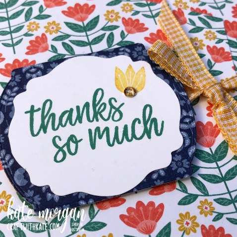 Sweet Symmetry card by Kate Morgan, Stampin Up Australia 2021 close up