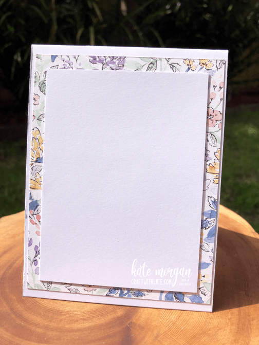 Playful Alphabet Feminine Handmade card for Highland Heather CCBH by Kate Morgan, Stampin Up Australia 2021 inside