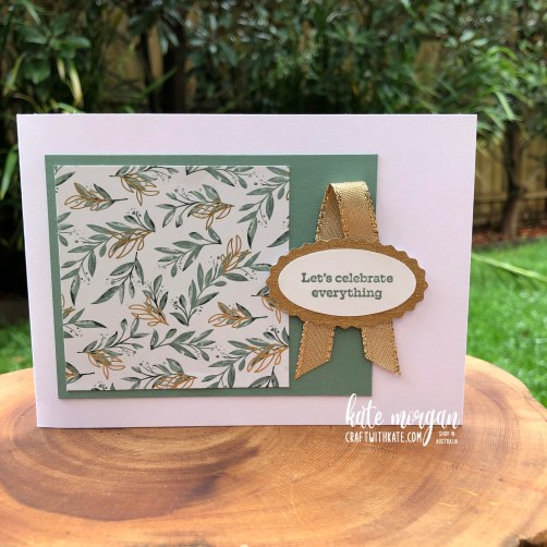 Ever Eden SDSP One Sheet Wonder card 3 by Kate Morgan Stampin Up Australia 2021