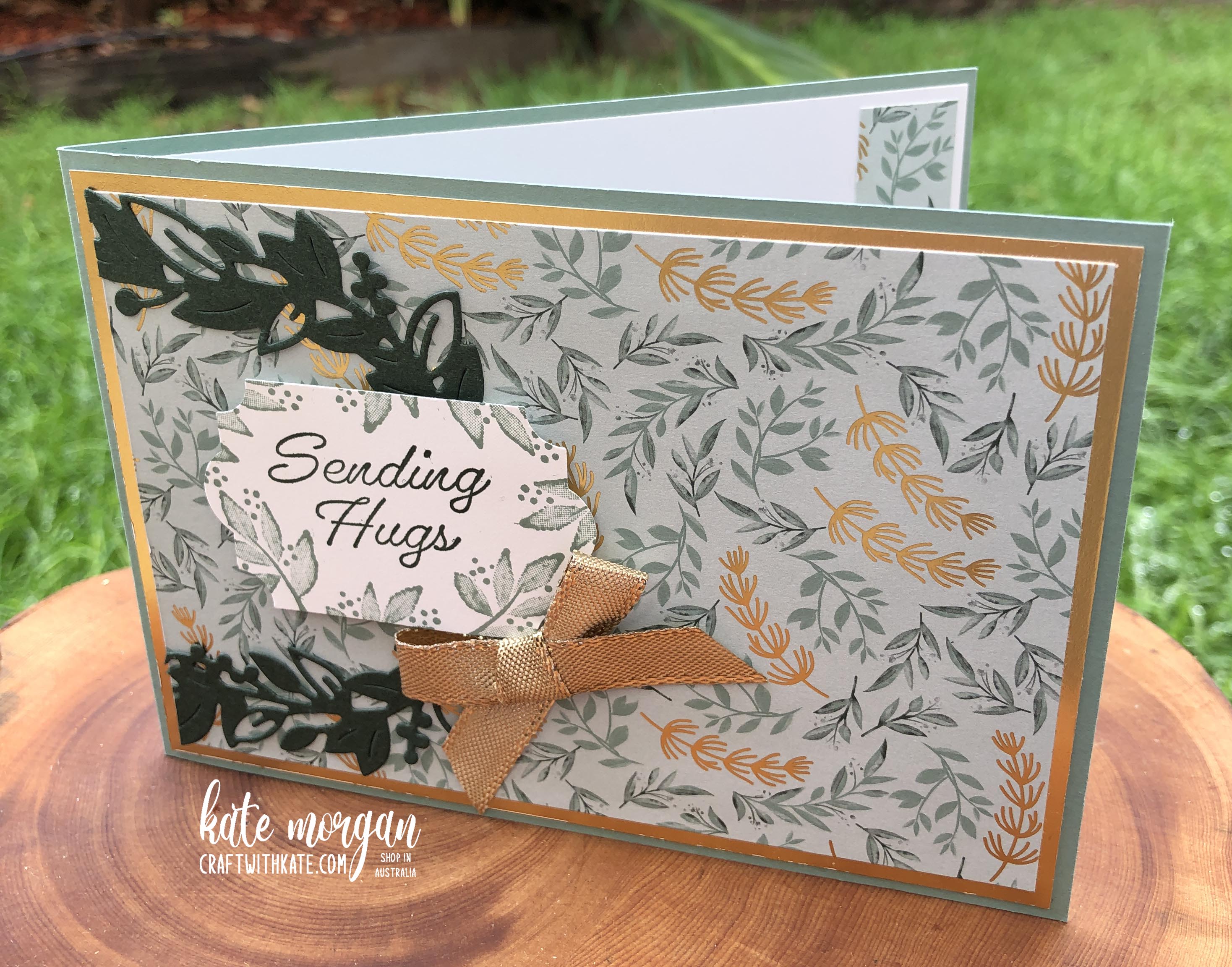 Eden's Garden Collection Sending Hugs by Kate Morgan, Stampin Up Australia 2022..