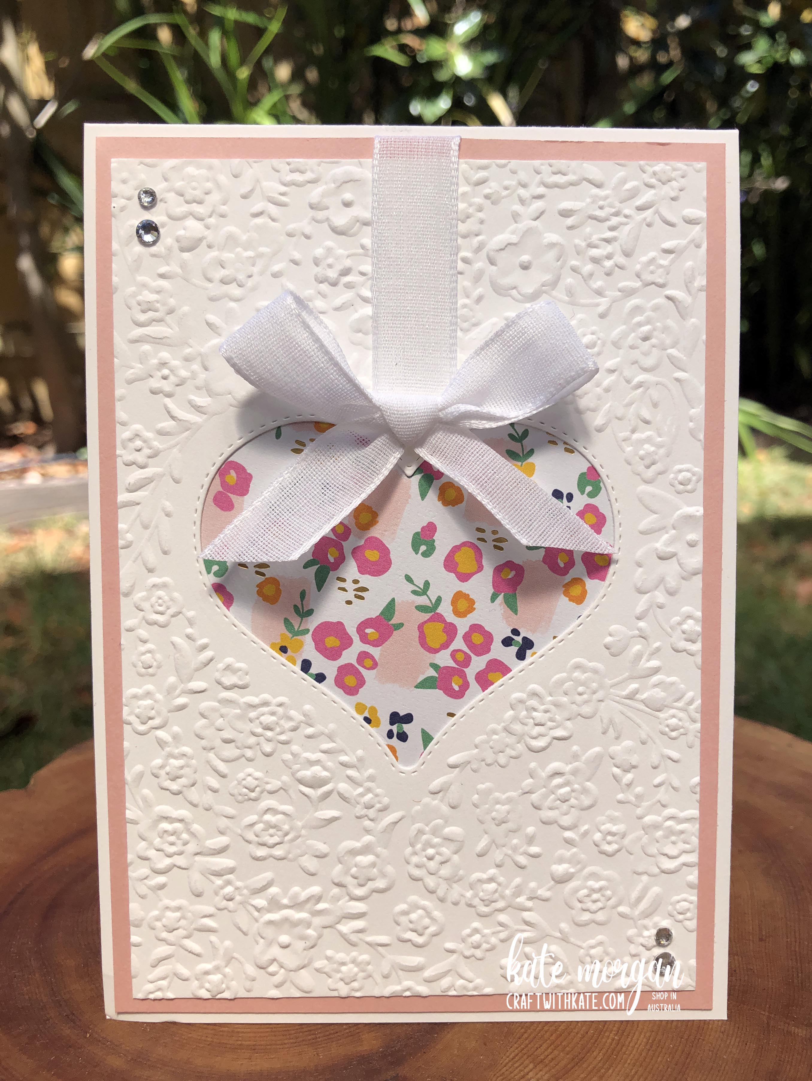 Bouquet of Love Hybrid folder by Kate Morgan, Stampin Up Australia 2022