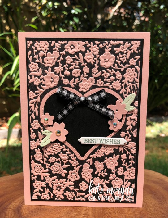 Bouquet of Love Hybrid folder inked by Kate Morgan, Stampin Up Australia 2022