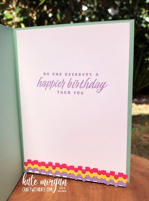 Tulip Fields with windmill by Kate Morgan, Stampin Up Australia JJMini2022 inside