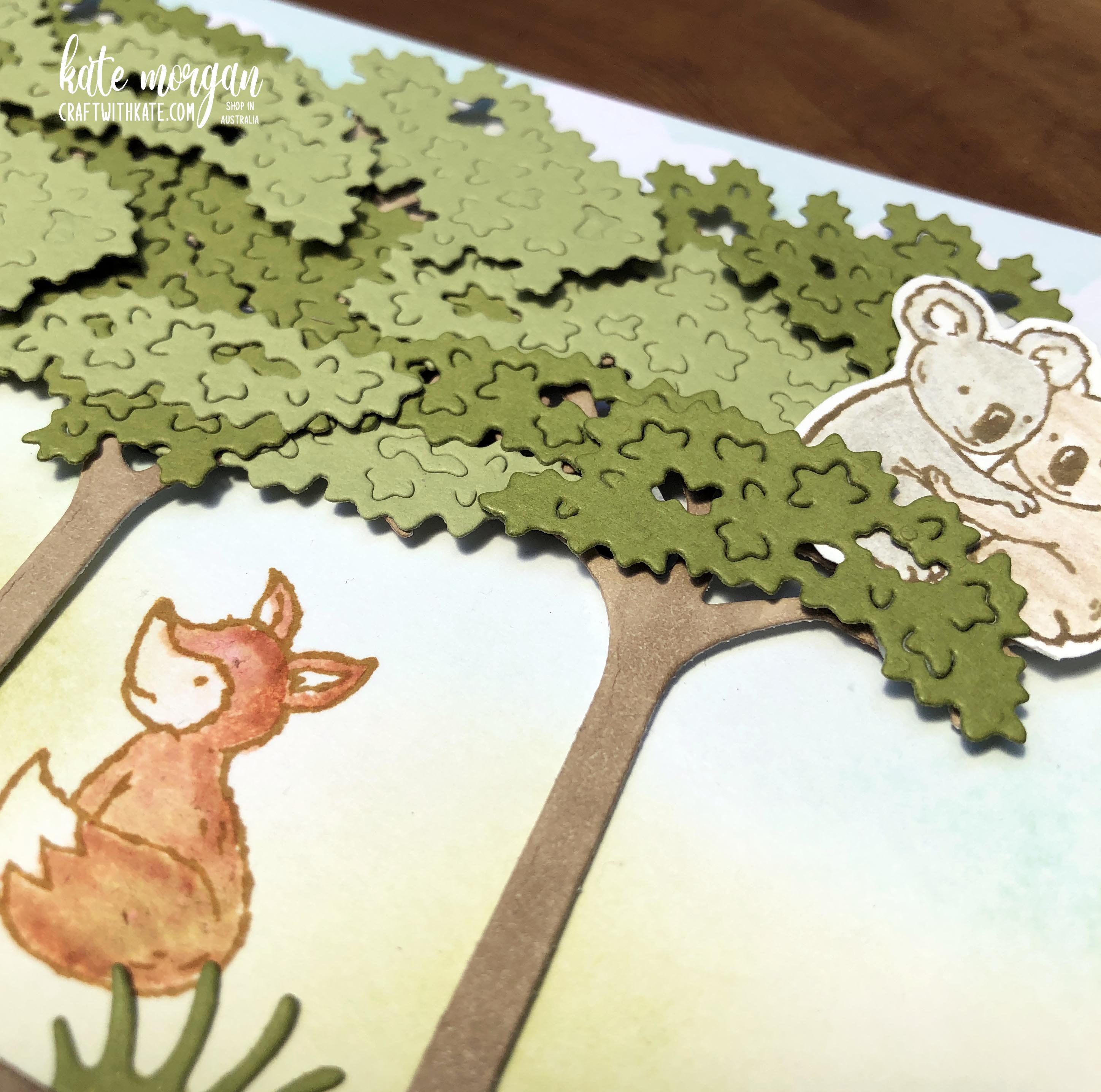 Count on Me &amp; Inspiring Canopy card by Kate Morgan, Stampin Up Australia 2022.